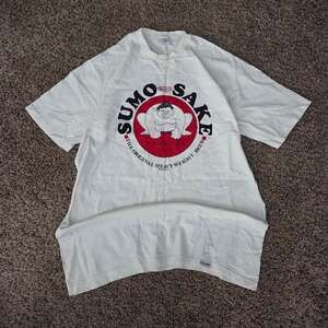 Vintage 90s Crazy Shirts Hawaii Sumo Sake Graphic T-Shirt XL